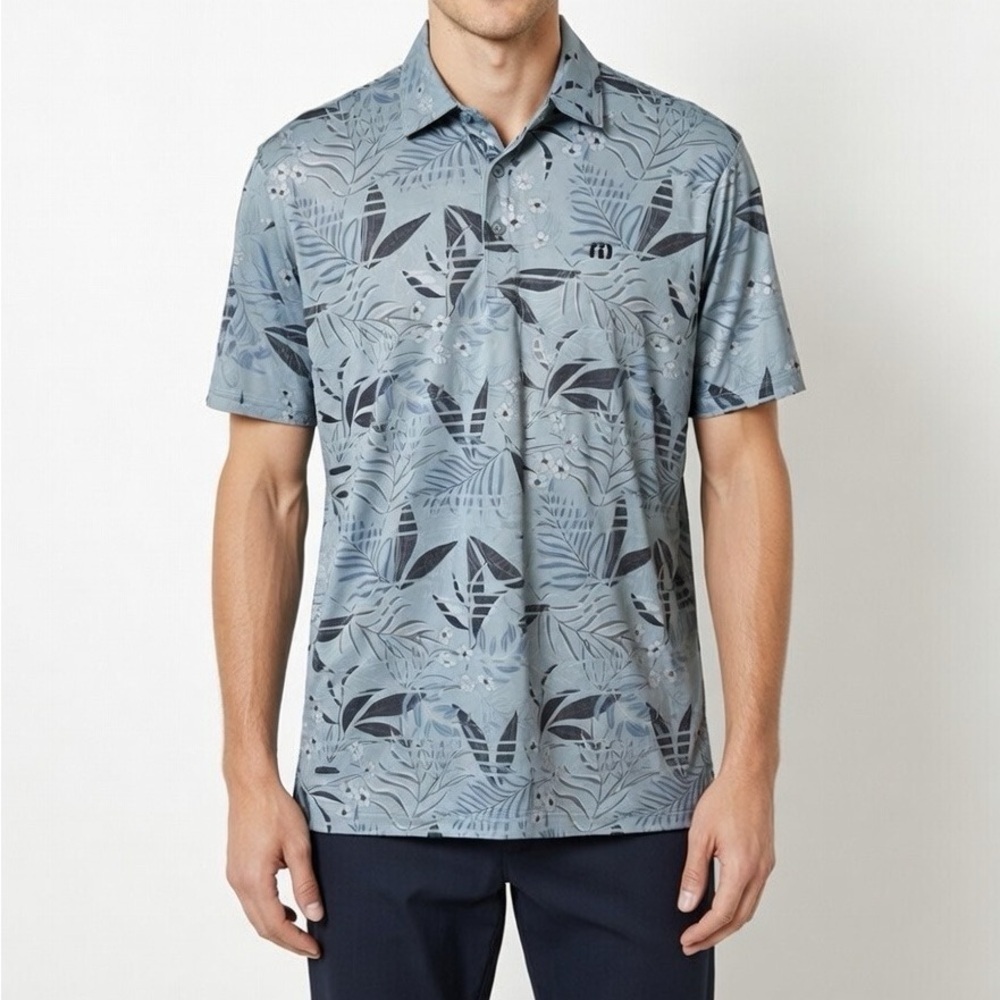 Travis Mathew Men’s Tropical Print Polo Size XL